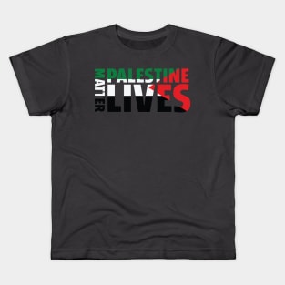 Palestine Lives Matter Kids T-Shirt